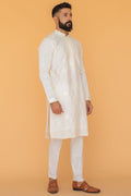 MLS EMBROIDERED KURTA PAJAMA