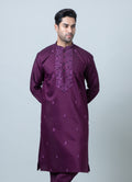 MLS EMBROIDERED KURTA PAJAMA