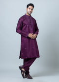 MLS EMBROIDERED KURTA PAJAMA