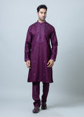 MLS EMBROIDERED KURTA PAJAMA
