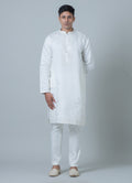 MLS EMBROIDERED KURTA PAJAMA