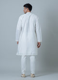 MLS EMBROIDERED KURTA PAJAMA