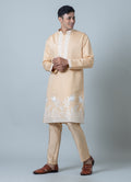 MLS EMBROIDERED KURTA PAJAMA