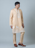 MLS EMBROIDERED KURTA PAJAMA