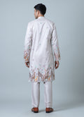 MLS EMBROIDERED KURTA PAJAMA