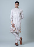 MLS EMBROIDERED KURTA PAJAMA