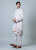MLS EMBROIDERED KURTA PAJAMA