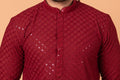 MLS CHIKANKARI KURTA PAJAMA