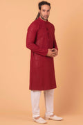 MLS CHIKANKARI KURTA PAJAMA