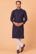 MLS CHIKANKARI KURTA PAJAMA