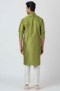 MLS ART SILK KURTA PAJAMA