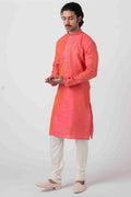 ART SILK KURTA PYAJAMA