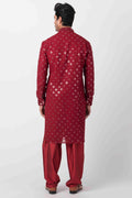 MLS EMBROIDERED PATHANI SUIT