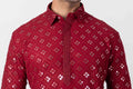 MLS EMBROIDERED PATHANI SUIT