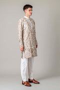 MLS EMBROIDERED KURTA PAJAMA