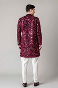 MLS EMBROIDERED KURTA PAJAMA