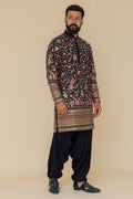 MLS EMBROIDERED KURTA PAJAMA
