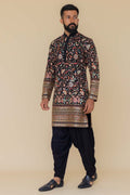 MLS EMBROIDERED KURTA PAJAMA