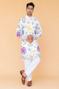 MLS EMBROIDERED KURTA PAJAMA