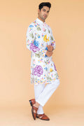 MLS EMBROIDERED KURTA PAJAMA