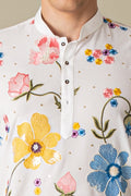 MLS EMBROIDERED KURTA PAJAMA
