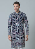 MLS EMBROIDERED KURTA PAJAMA 2 PCS