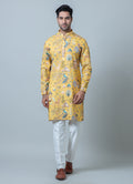 MLS EMBROIDERED KURTA PAJAMA