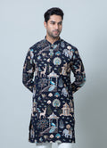 MLS EMBROIDERED KURTA PAJAMA