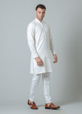 MLS EMBROIDERED KURTA PAJAMA 2 PCS