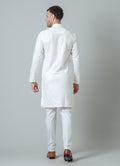 MLS EMBROIDERED KURTA PAJAMA 2 PCS