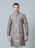 MLS EMBROIDERED KURTA PAJAMA 2PCS