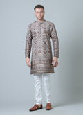 MLS EMBROIDERED KURTA PAJAMA 2PCS