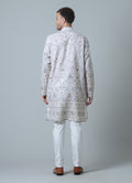 MLS EMBROIDERED KURTA PAJAMA 2PCS