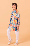 MLS PRINTED KIDS KURTA PAJAMA