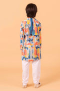 MLS PRINTED KIDS KURTA PAJAMA