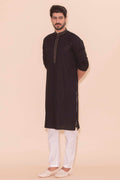 MLS CHIKANKARI KURTA PAJAMA