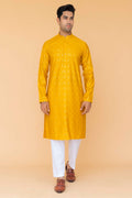 MLS EMBROIDERED KURTA PAJAMA