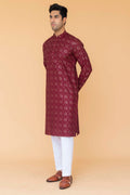 MLS EMBROIDERED KURTA PAJAMA