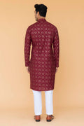 MLS EMBROIDERED KURTA PAJAMA