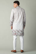 MLS EMBROIDERED KURTA PAJAMA