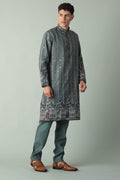 MLS EMBROIDERED KURTA PAJAMA