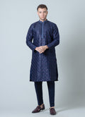 MLS EMBROIDERED KURTA PAJAMA 2PCS