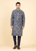 MLS EMBROIDERED KURTA PAJAMA