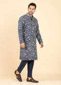 MLS EMBROIDERED KURTA PAJAMA