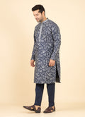 MLS EMBROIDERED KURTA PAJAMA