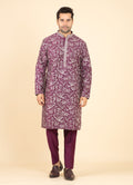 MLS EMBROIDERED KURTA PAJAMA