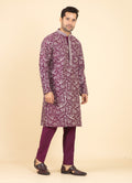 MLS EMBROIDERED KURTA PAJAMA