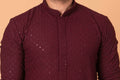 MLS CHIKANKARI KURTA PAJAMA