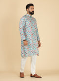 MLS PRINTED KURTA PAJAMA 2PCS