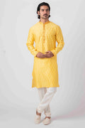 MLS ART SILK KURTA PAJAMA